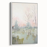 Electric Forest Landscape Wall Art | Serene Nature-Inspired Decor