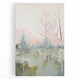 Electric Forest Landscape Wall Art | Serene Nature-Inspired Decor