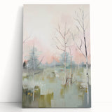 Electric Forest Landscape Wall Art | Serene Nature-Inspired Decor