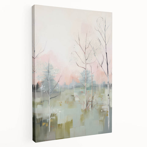 Electric Forest Landscape Wall Art | Serene Nature-Inspired Decor