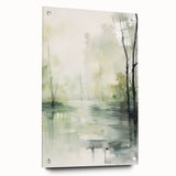 Misty Forest Electric Wall Art | Serene Nature-Inspired Decor