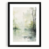 Misty Forest Electric Wall Art | Serene Nature-Inspired Decor