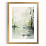 Misty Forest Electric Wall Art | Serene Nature-Inspired Decor
