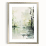 Misty Forest Electric Wall Art | Serene Nature-Inspired Decor