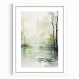 Misty Forest Electric Wall Art | Serene Nature-Inspired Decor