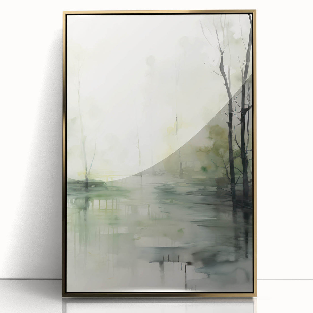 Misty Forest Electric Wall Art | Serene Nature-Inspired Decor