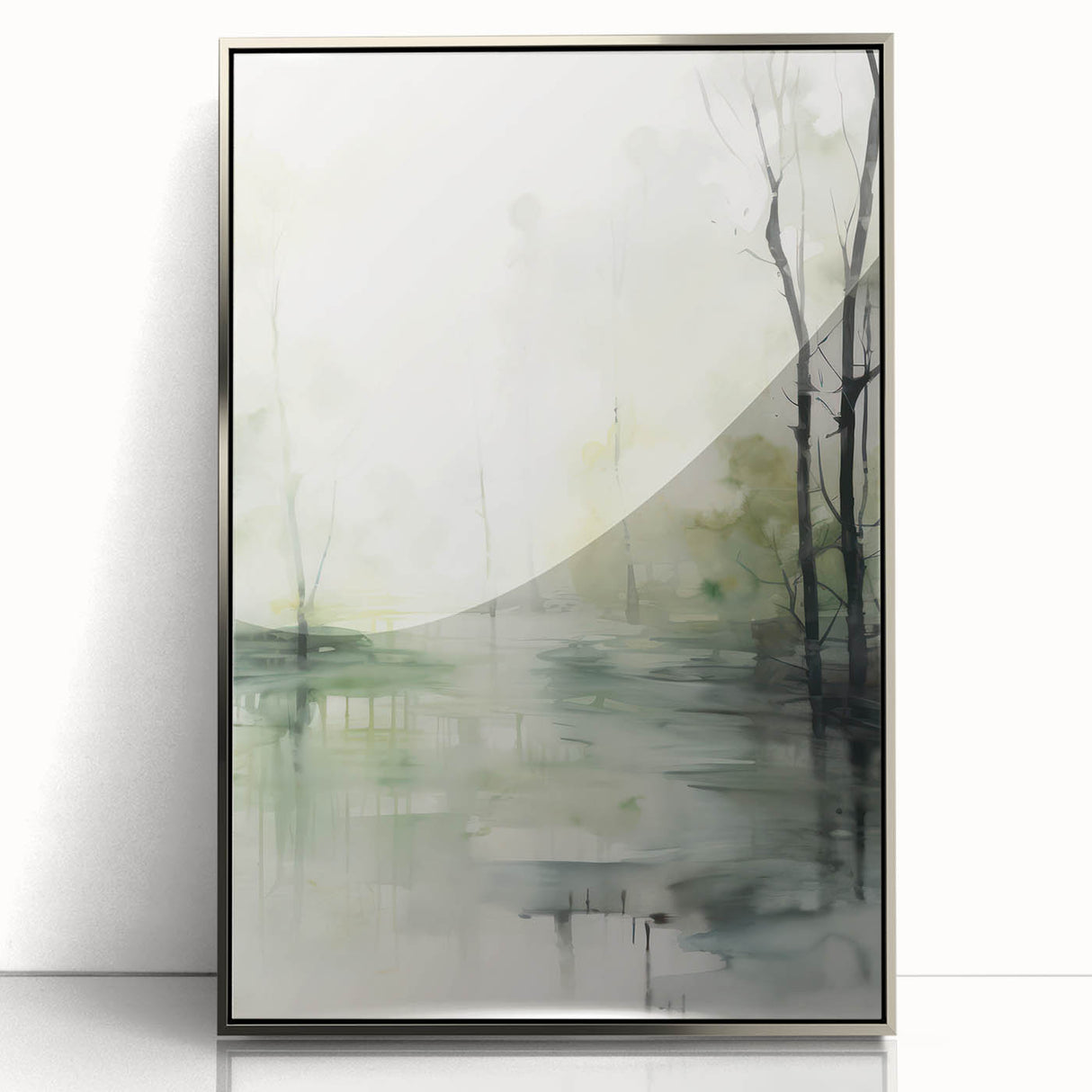 Misty Forest Electric Wall Art | Serene Nature-Inspired Decor