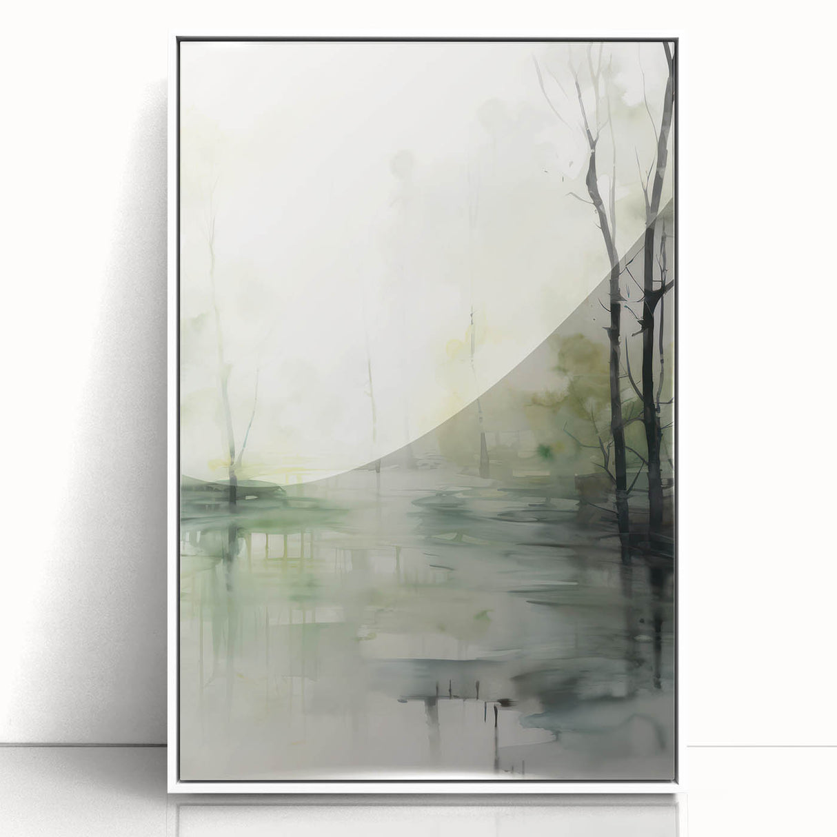 Misty Forest Electric Wall Art | Serene Nature-Inspired Decor