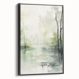 Misty Forest Electric Wall Art | Serene Nature-Inspired Decor