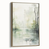 Misty Forest Electric Wall Art | Serene Nature-Inspired Decor