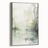 Misty Forest Electric Wall Art | Serene Nature-Inspired Decor