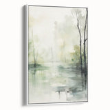 Misty Forest Electric Wall Art | Serene Nature-Inspired Decor