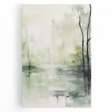 Misty Forest Electric Wall Art | Serene Nature-Inspired Decor
