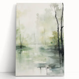 Misty Forest Electric Wall Art | Serene Nature-Inspired Decor