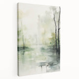 Misty Forest Electric Wall Art | Serene Nature-Inspired Decor