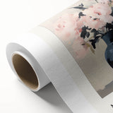 Electric Floral Art with 'Buy Myself Flowers' Text | Modern Wall Decor