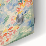 Electric Floral Pathway Canvas - Vibrant Abstract Wall Art Decor