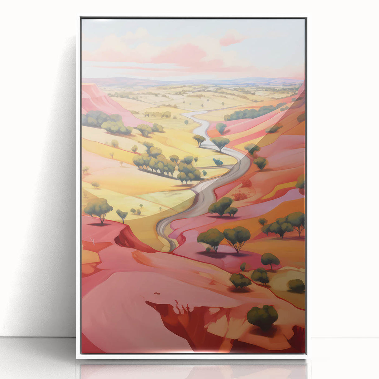 Vibrant Electric Wall Art – Bold Modern Electric Art Canvas Print