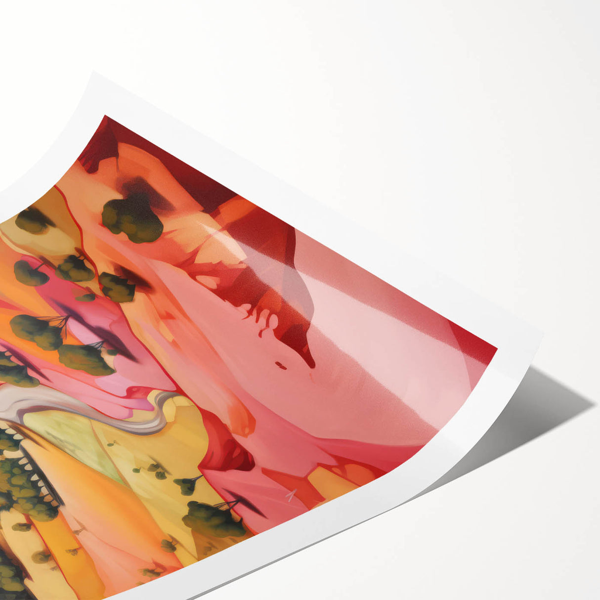 Vibrant Electric Wall Art – Bold Modern Electric Art Canvas Print