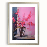 Abstract Electric Floral Wall Art – Vibrant Electric Art Canvas Print