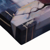 Abstract Electric Floral Wall Art – Vibrant Electric Art Canvas Print