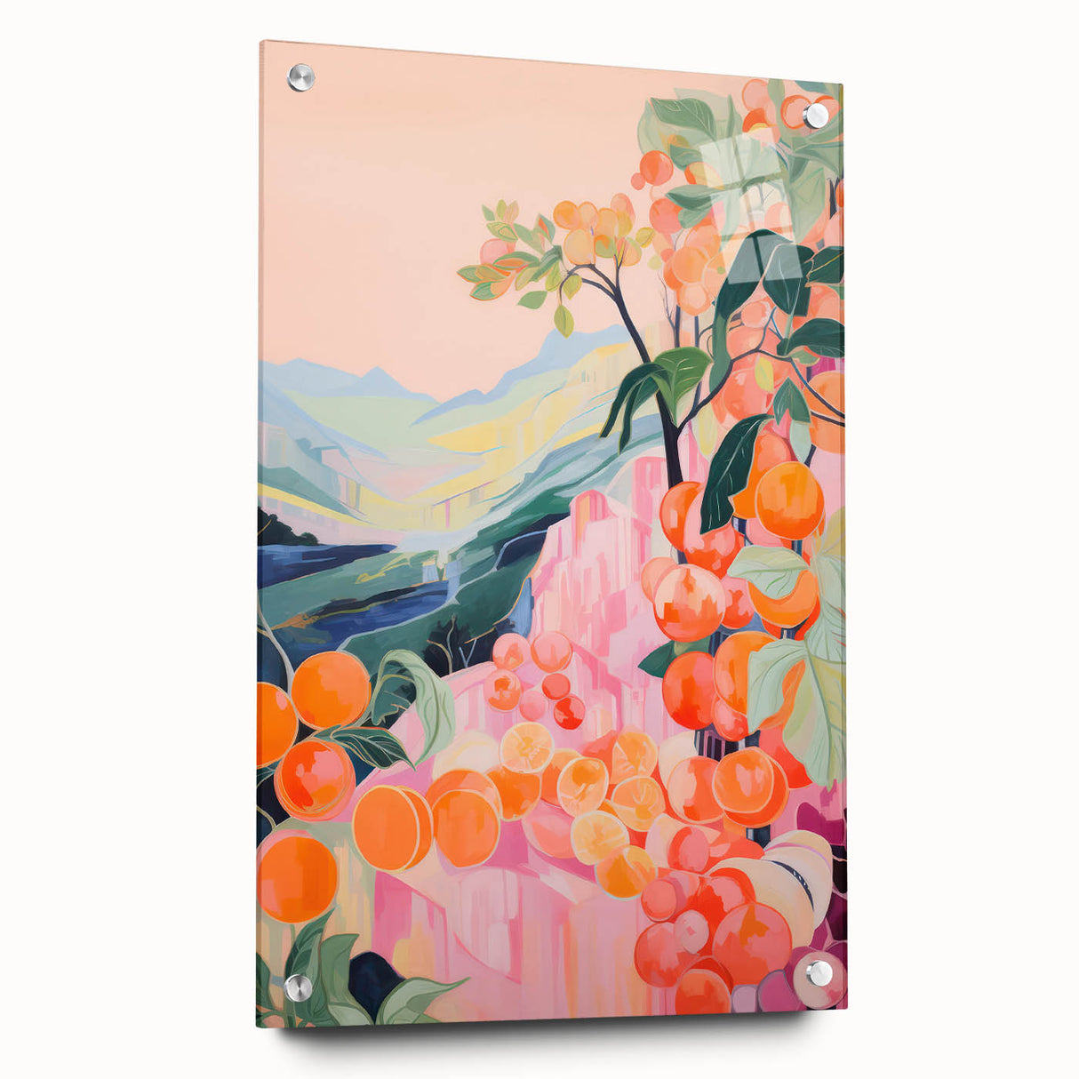 Vibrant Electric Fruit Art – Bold Modern Electric Wall Art Print
