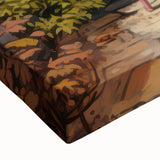 Electric Parisian Balcony Wall Art – Vibrant Electric Decor Canvas