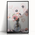 Soft Electric Floral Art – Modern Electric Art Canvas for Home Decor
