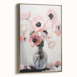 Soft Electric Floral Art – Modern Electric Art Canvas for Home Decor
