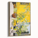 Bright Electric Lemon Art – Modern Electric Wall Art Canvas Print