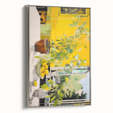 Bright Electric Lemon Art – Modern Electric Wall Art Canvas Print