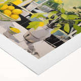 Bright Electric Lemon Art – Modern Electric Wall Art Canvas Print