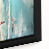 Vibrant Electric Beach Scene – Modern Electric Wall Art Canvas Print