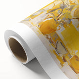 Bold Electric Yellow Abstract Art – Vibrant Electric Wall Art Canvas