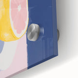 Modern Electric Citrus Art – Vibrant Electric Wall Art Canvas Print