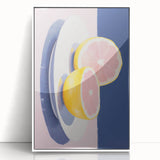Modern Electric Citrus Art – Vibrant Electric Wall Art Canvas Print