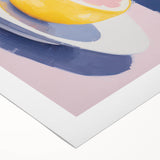 Modern Electric Citrus Art – Vibrant Electric Wall Art Canvas Print