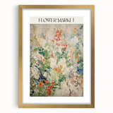 Electric Flower Market Canvas - Vibrant Floral Modern Wall Art Decor