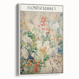 Electric Flower Market Canvas - Vibrant Floral Modern Wall Art Decor