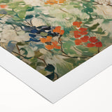 Electric Flower Market Canvas - Vibrant Floral Modern Wall Art Decor