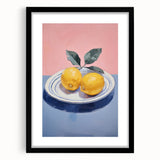Minimalist Electric Lemon Art – Modern Electric Wall Art Canvas Print