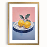 Minimalist Electric Lemon Art – Modern Electric Wall Art Canvas Print