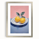 Minimalist Electric Lemon Art – Modern Electric Wall Art Canvas Print