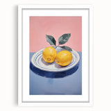 Minimalist Electric Lemon Art – Modern Electric Wall Art Canvas Print