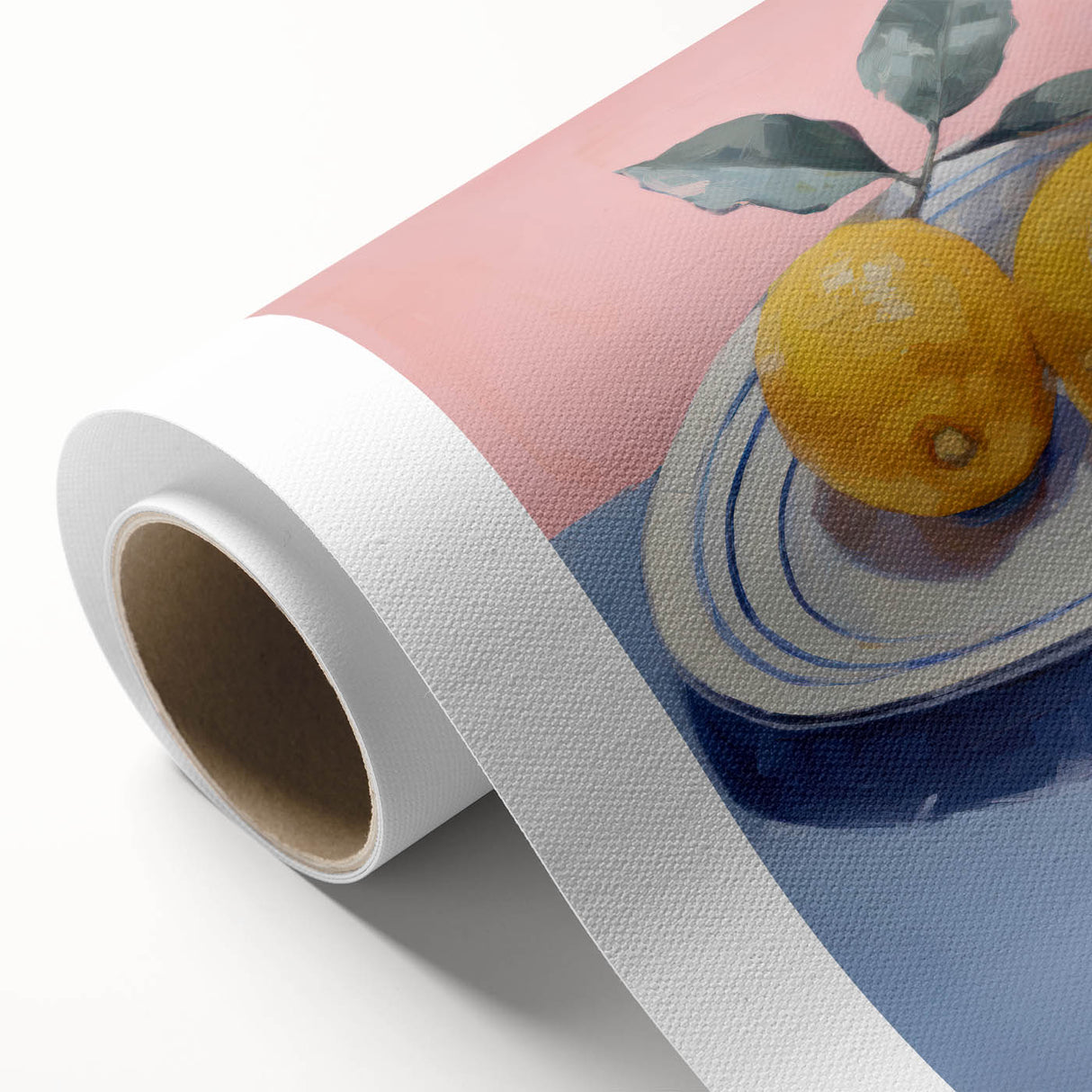 Minimalist Electric Lemon Art – Modern Electric Wall Art Canvas Print