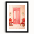 Elegant Electric Pink Room Art – Modern Electric Wall Art Canvas Print