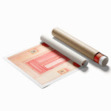 Elegant Electric Pink Room Art – Modern Electric Wall Art Canvas Print