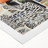 Electric Zebra Chair Library Art – Modern Electric Wall Art Canvas