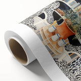 Electric Zebra Chair Library Art – Modern Electric Wall Art Canvas