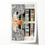 Electric Zebra Chair Library Art – Modern Electric Wall Art Canvas